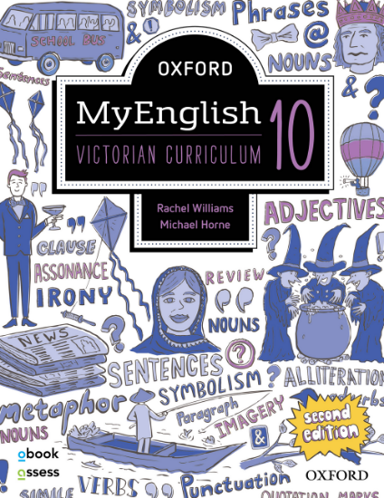 Picture of Oxford MyEnglish 10 VIC Student book + obook asses