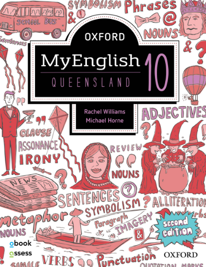 Picture of Oxford MyEnglish 10 QLD Student book + obook asses