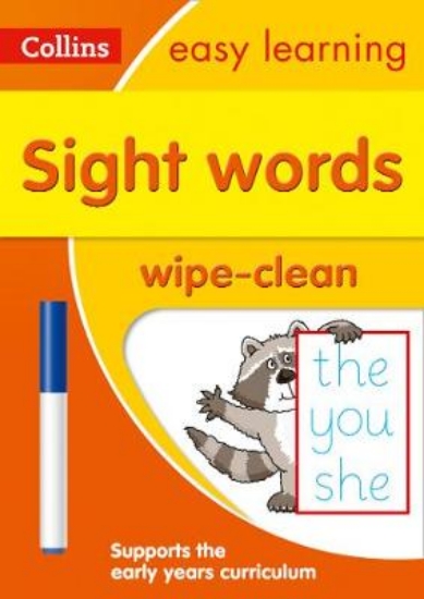 Picture of Sight Words Age 3-5 Wipe Clean Activity Book
