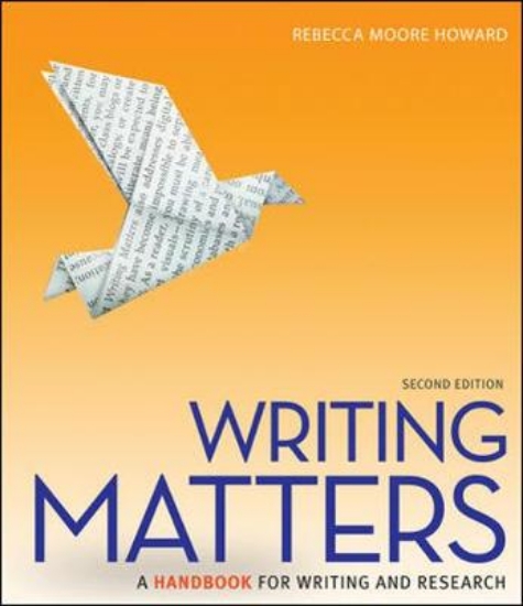 Picture of Writing Matters: A Handbook for Writing and Resear
