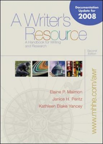 Picture of A Writer's Resource 2008 MLA/APA/CSE Update