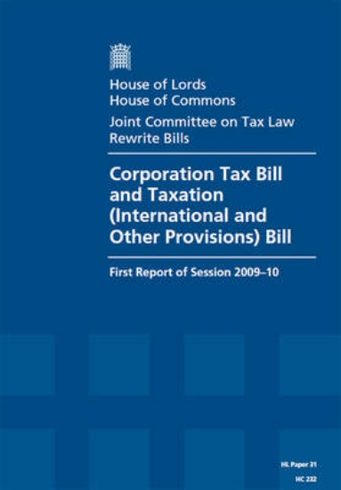 Picture of Corporation Tax Bill and Taxation (International a