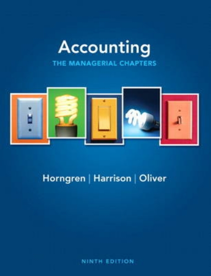 Picture of Accounting, Chapters 14-24 (Managerial chapters) P
