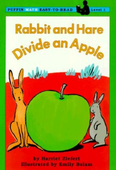 Picture of Rabbit and Hare Divide an Apple