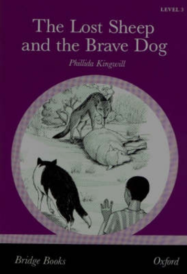Picture of lost sheep and the brave dog : Purple reader