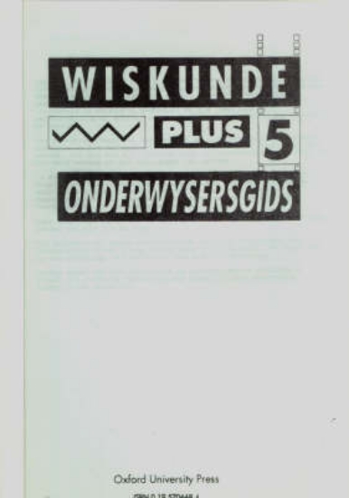 Picture of Wiskunde Plus : Gr 7: Onderwysersgids