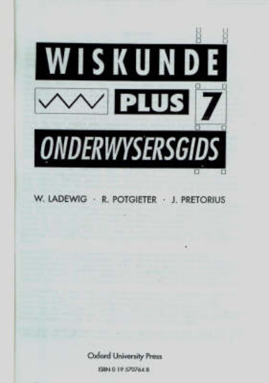 Picture of Wiskunde Plus : Gr 9: Onderwysersgids