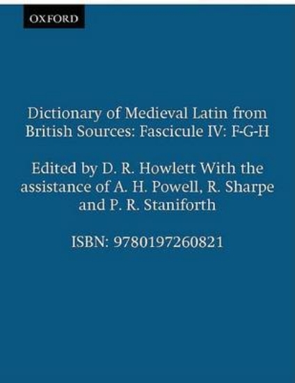 Picture of Dictionary of Medieval Latin from British Sources: