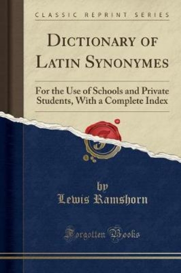 Picture of Dictionary of Latin Synonymes