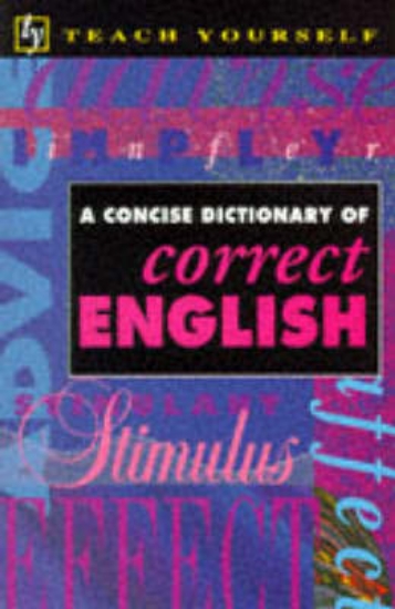 Picture of Concise Dictionary of Correct English