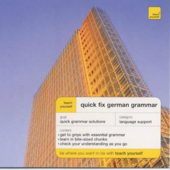 Picture of Quick Fix German Grammar