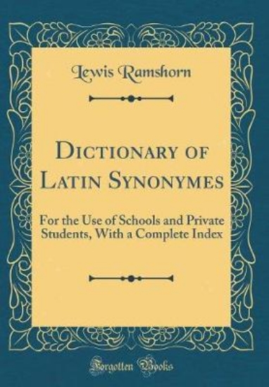 Picture of Dictionary of Latin Synonymes