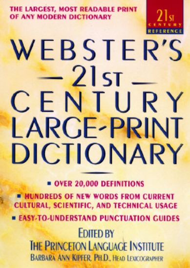 Picture of Websters 21st Large Print Dictionary