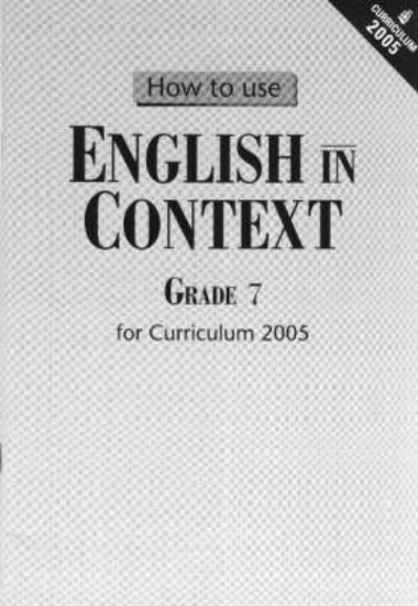 Picture of English in Context - How to Use English in Context