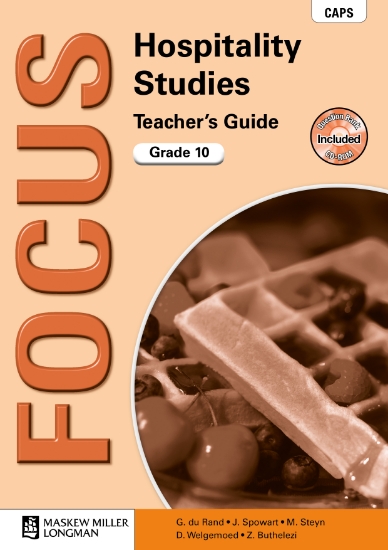 Picture of Focus Hospitality Studies: Grade 10: Teacher's Gui