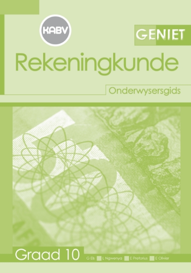 Picture of Geniet Rekeningkunde Gr 10 OG