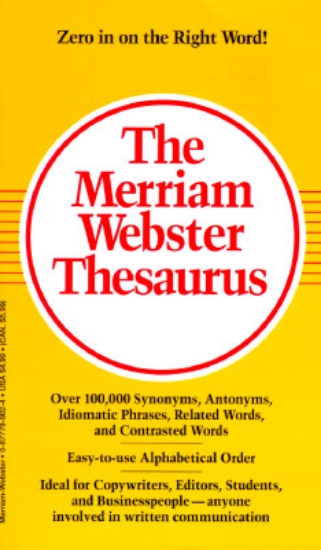 Picture of The Merriam-Webster Thesaurus