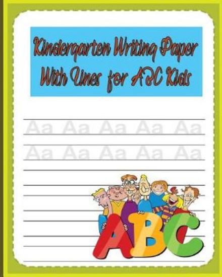Picture of Kindergarten Writing Paper with Lines for ABC Kids