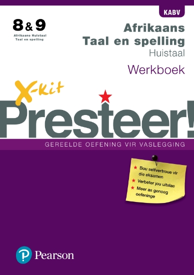 Picture of X-kit Presteer! Afrikaans Taal en Spelling Huis Ta