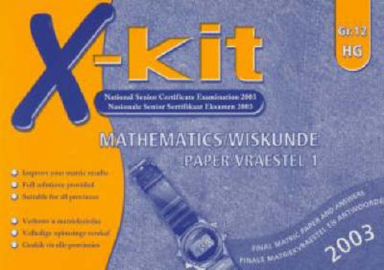 Picture of X-Kit Nsc Exam 2003 Maths: Gr 12