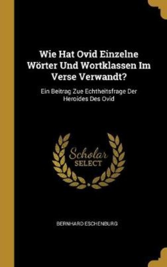 Picture of Wie Hat Ovid Einzelne Woerter Und Wortklassen Im V