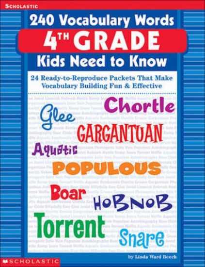 Picture of 240 Vocabulary Words 4th Grade Kids Need to Know