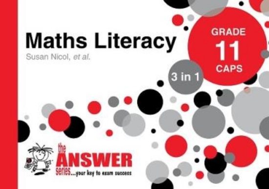 Picture of The Answer Series Grade 11 maths literacy 3in1 CAP