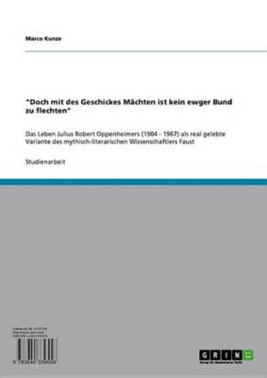 Picture of 'Doch Mit Des Geschickes Machten Ist Kein Ewger Bu