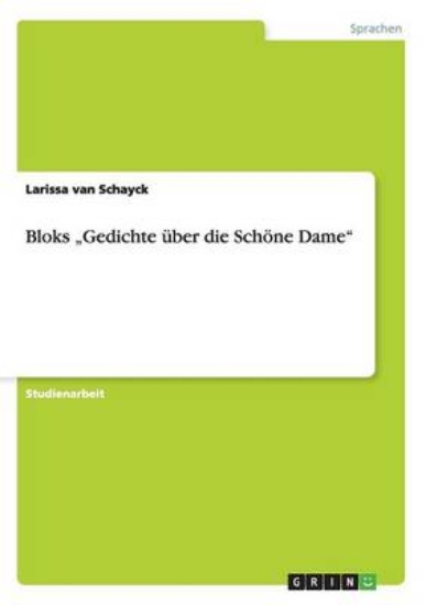 Picture of Bloks "Gedichte uber die Schoene Dame