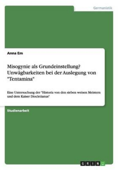 Picture of Misogynie als Grundeinstellung? Unwagbarkeiten bei
